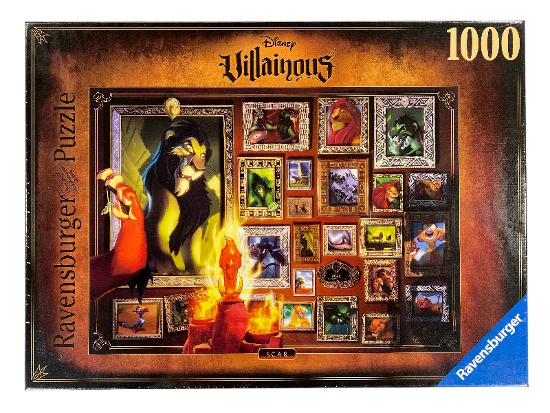 Strategic puzzles Disney Villainous Scar 1000 Piece Puzzle