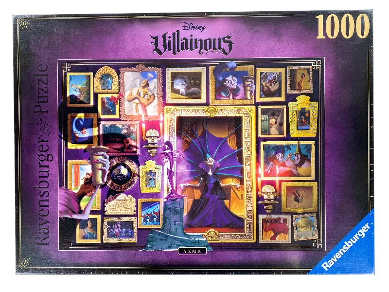 Intricate puzzles Disney Villainous Yzma 1000 Piece Puzzle