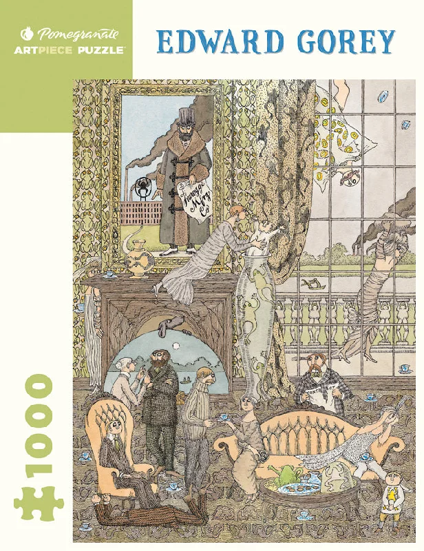 Multi-level puzzles Edward Gorey Frawgge Mfrg. Co. 1000 Piece Puzzle