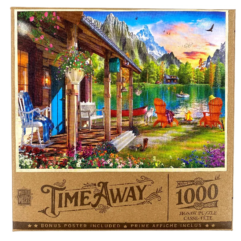 Relaxing games Evening On The Lake 1000 Piece Time Away Puzzle