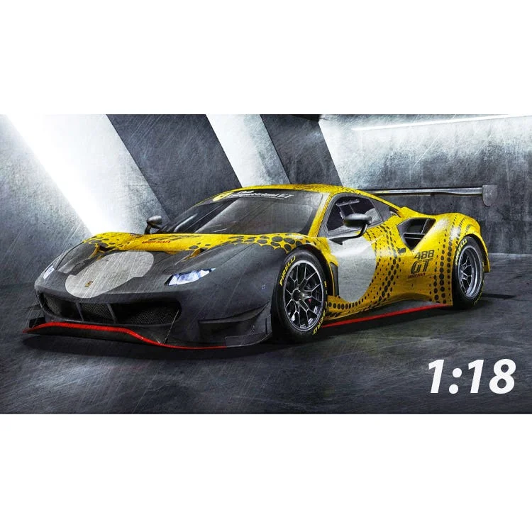 High-quality materials toys Ferrari 488 GT Modificata - 1:18 Model Car