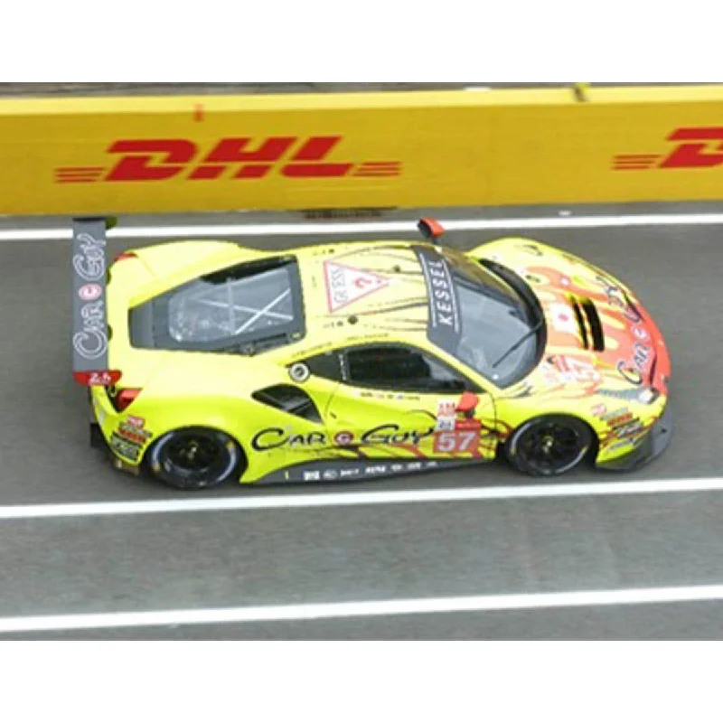Durable toysFerrari 488 GTE EVO No.57 - Kessel Racing - 24H Le Mans 2021 - T. Kimura - S. Aandrews - M. Jensen - 1:18 Scale Resin Model Car