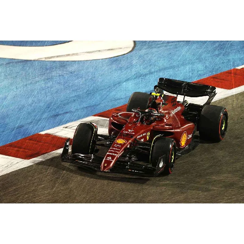 Playful toys Ferrari F1-75 No.55 2nd Bahrain GP 2022 - Carlos Sainz Jr. - 1:18 Scale Resin Model Car