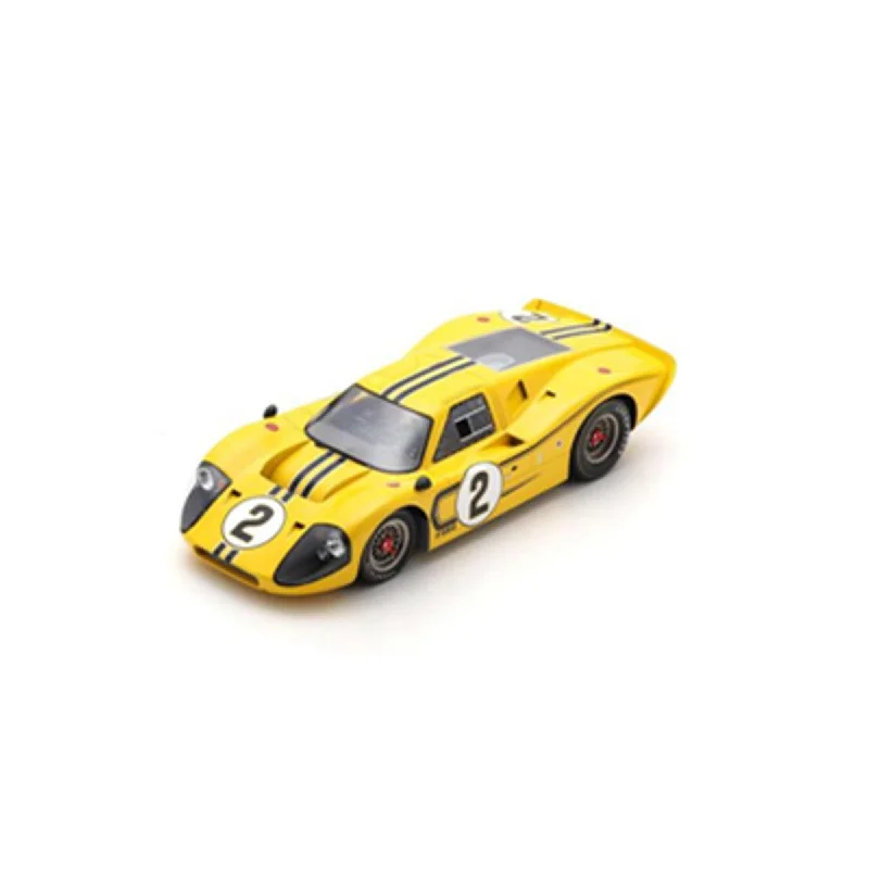 Durable toysFord GT40 Mk IV No.2 4th 24H Le Mans 1967 - B. McLaren - M. Donohue - With Acrylic Cover - 1:18 Scale Resin Model Car Durable toysFord GT40 Mk IV No.2 4th 24H Le Mans 1967 - B. McLaren - M. Donohue - With Acrylic Cover - 1:18 Scale Resin Model Car