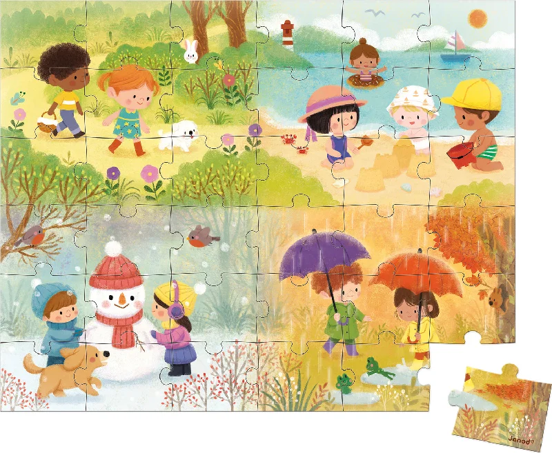 Engaging puzzlesPuzzle - Seasons - 36 Pcs