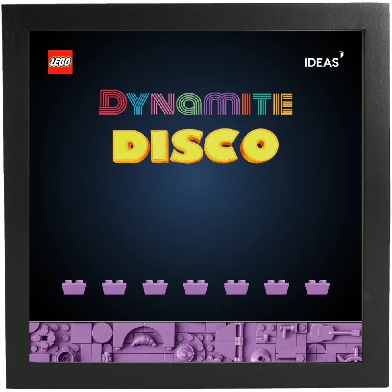 Creatively inspiring LEGOFrame for LEGO® Ideas BTS Dynamite Minifigures