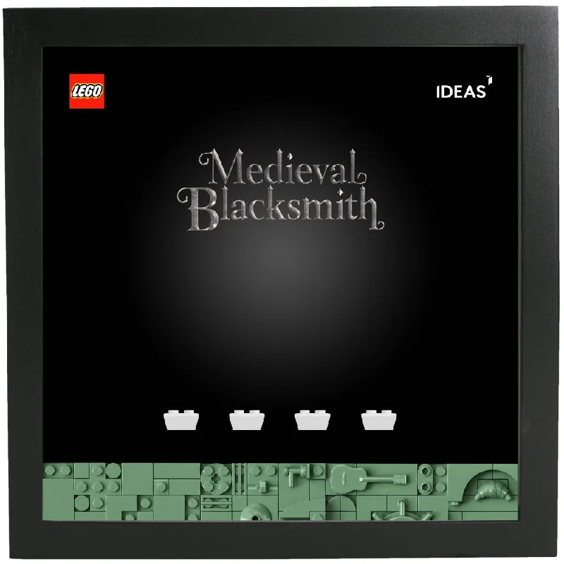 Collectible and valuable LEGO itemsFrame for LEGO® Ideas Medieval Blacksmith Minifigures Collectible and valuable LEGO itemsFrame for LEGO® Ideas Medieval Blacksmith Minifigures