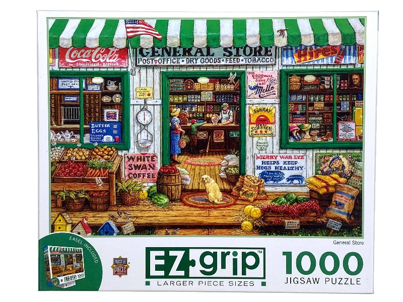 Multi-level puzzles General Store 1000 Piece Large Format Puzzle