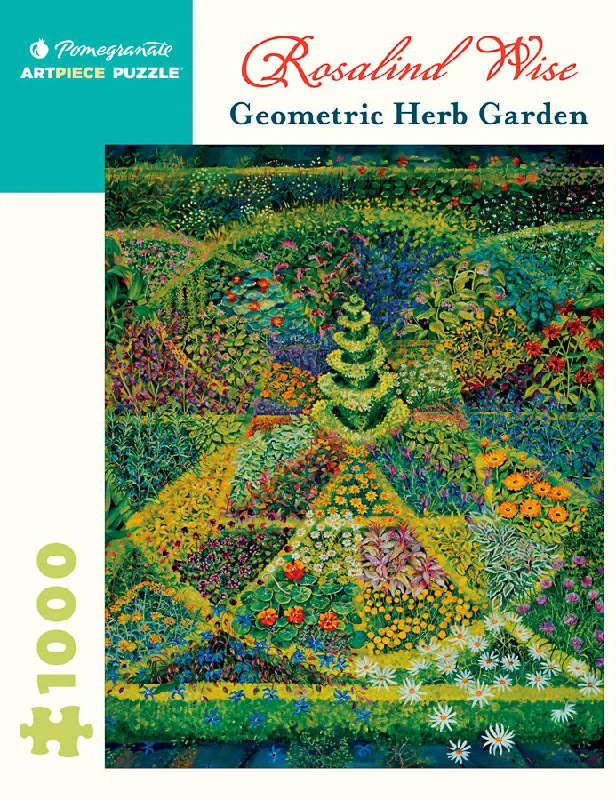 Age-appropriate puzzles Geometric Herb Garden - Rosalind Wise 1000 Piece Puzzle