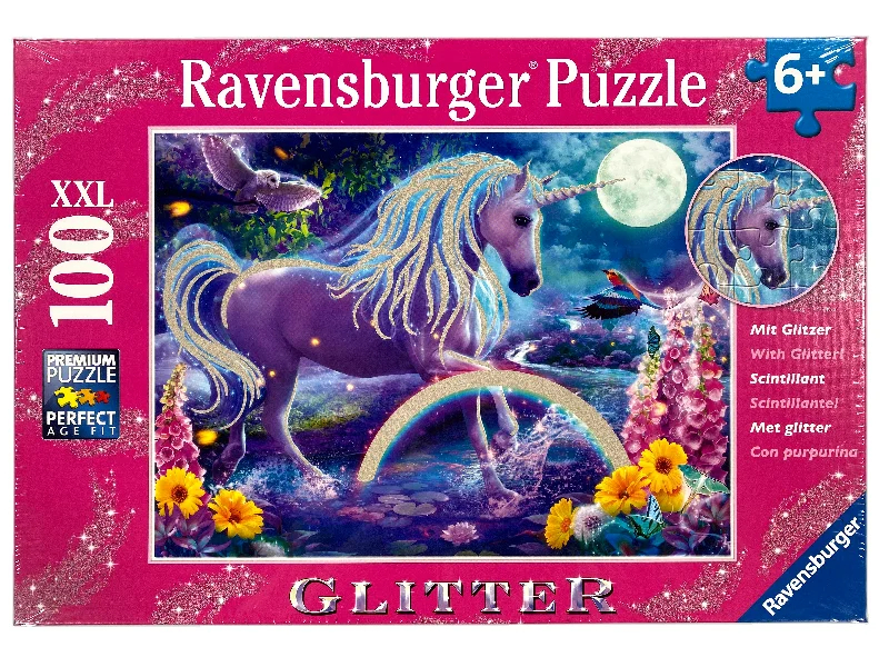 Innovative gamesGlitter Unicorn 100 Piece Glitter Puzzle