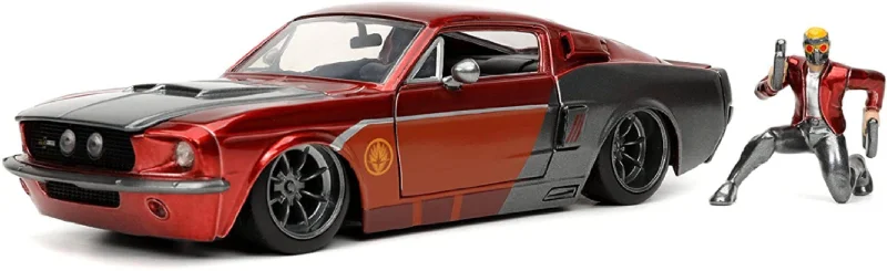 Realistic toy carsGuardians of the Galaxy (comics) - Star-Lord & 1967 Ford Mustang 1:24 Scale Realistic toy carsGuardians of the Galaxy (comics) - Star-Lord & 1967 Ford Mustang 1:24 Scale