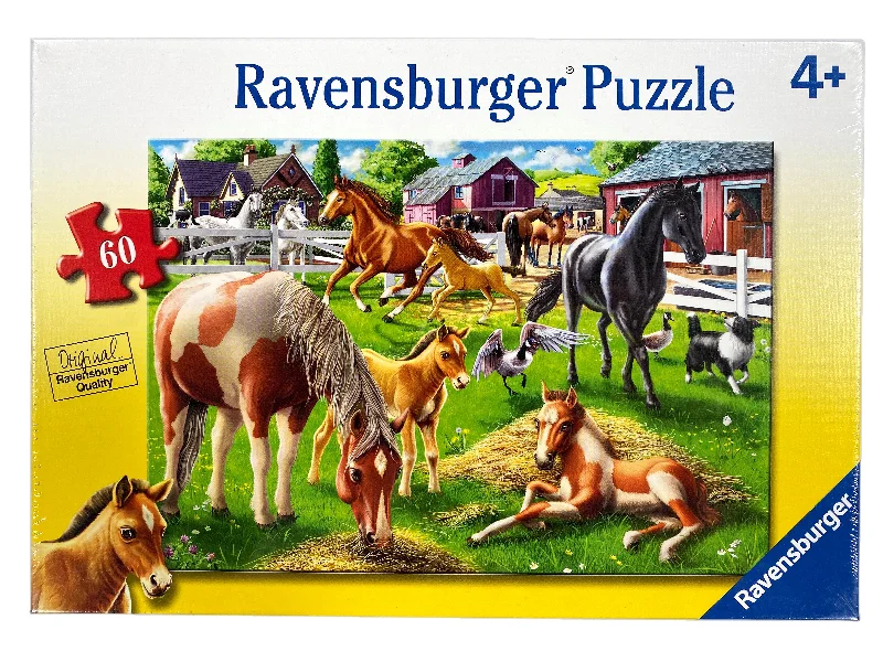 Entertaining games Happy Horses 60 Piece Puzzle