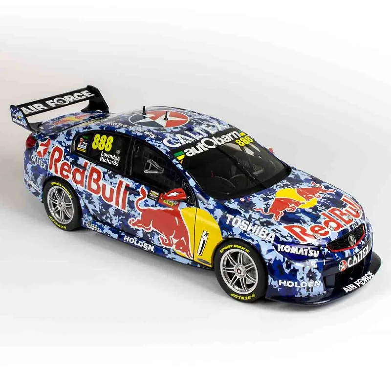 Fun toy carsHOLDEN VF COMMODORE - RED BULL RACING #888 - LOWNDES/RICHARDS - 2014 BATHURST 1000 AIR FORCE LIVERY - 1:18 Scale Diecast Model Car