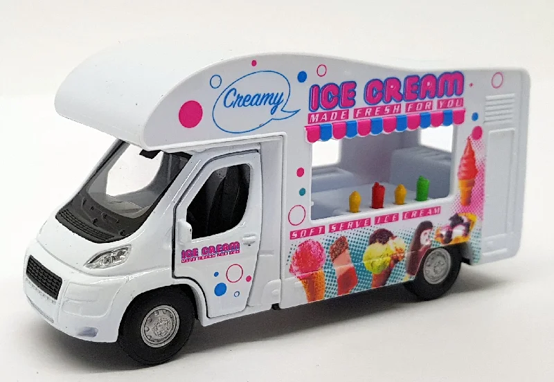 High-quality toy cars Ice Cream Van - Welly / Kinsmart Pull Back & Go Car