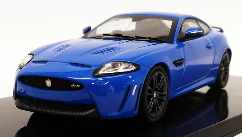 High-quality materials toys Ixo Models 1/43 Scale Diecast 76354 - Jaguar XKR-S - French Racing Blue