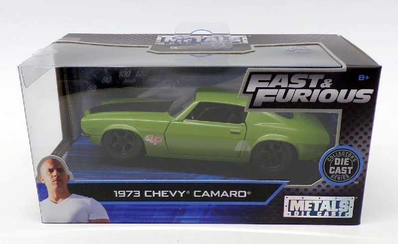 Realistic toy carsJada Fast & Furious 1/32 Scale 99521 - 1973 Chevrolet Camaro - Green