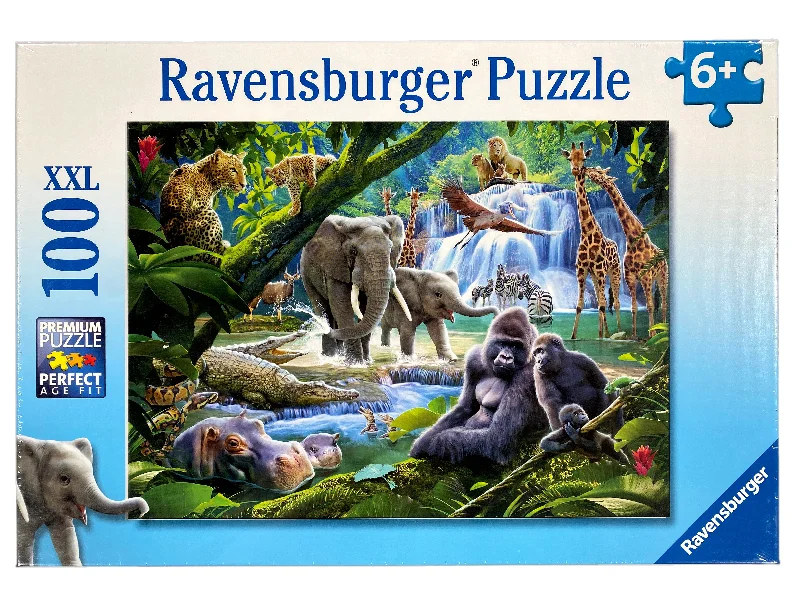Addictive games Jungle Animals 100 Piece Puzzle