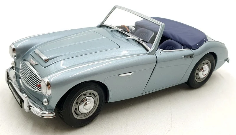 Fun toy carsKyosho 1/18 Scale Diecast 08144SB - Austin Healey 100/6 - Ice Blue