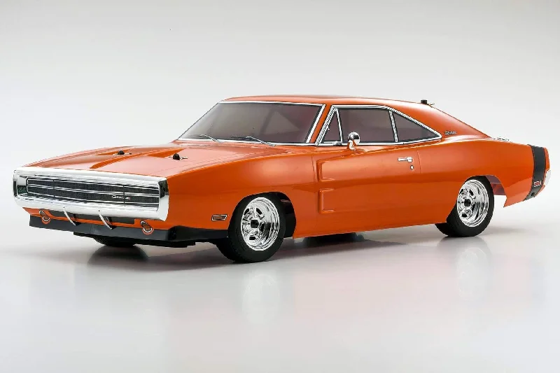 Fun toy carsKyosho Fazer Mk2 1970 Dodge Charger Hemi Orange 1/10 Scale 4WD Car - RTR