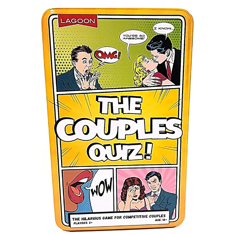 Relaxing games Lagoon The Couples Quiz Tinned Game
