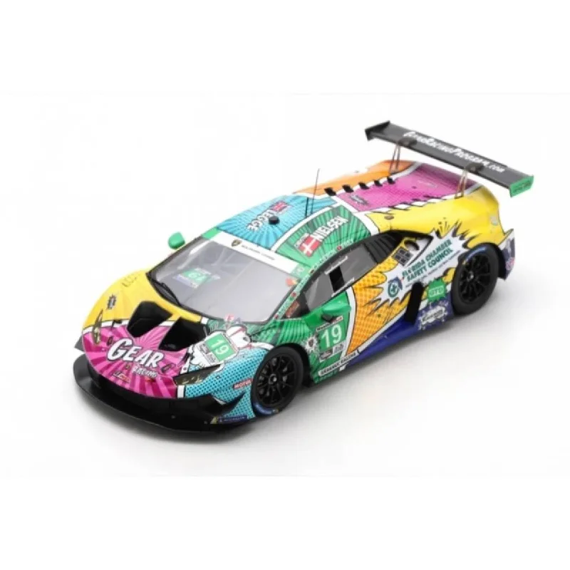 Enthusiastic toysLamborghini Huracán GT3 EVO No.19 GEAR Racing powered by GRT Grasser - 24H Daytona 2020 - C. Nielsen - K. Legge - T. Calderon - R. Frey. Limited 300 - 1:18 Scale Resin Model Car Enthusiastic toysLamborghini Huracán GT3 EVO No.19 GEAR Racing powered by GRT Grasser - 24H Daytona 2020 - C. Nielsen - K. Legge - T. Calderon - R. Frey. Limited 300 - 1:18 Scale Resin Model Car