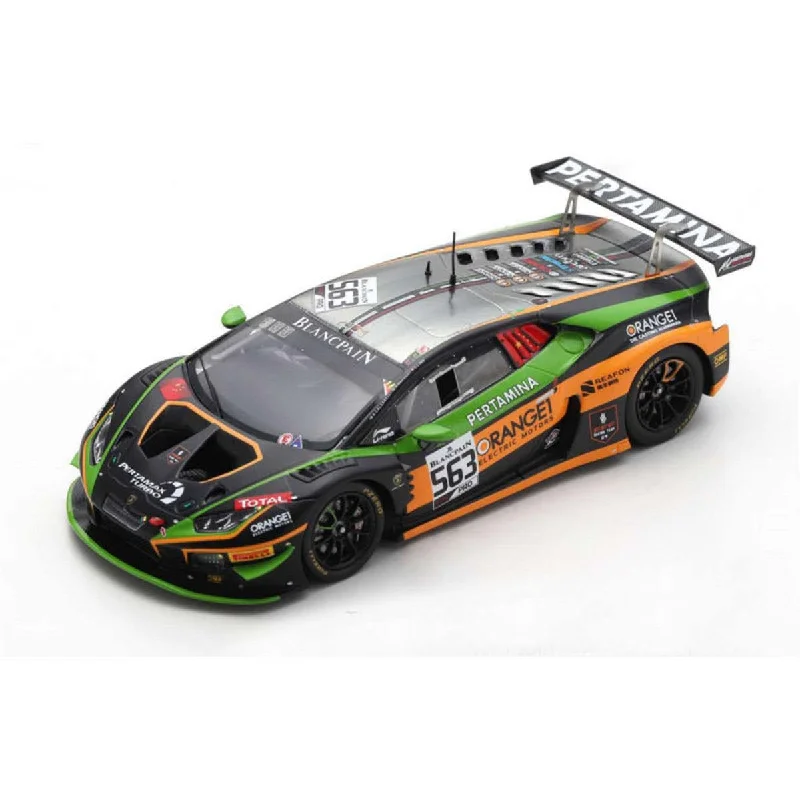 Durable toysLamborghini Huracán GT3 EVO No.563 Orange 1 FFF Racing Team - 8th 24H Spa 2019 - D. Lind - A. Caldarelli - M. Mapelli. Limited 300 - 1:43 Scale Resin Model Car Durable toysLamborghini Huracán GT3 EVO No.563 Orange 1 FFF Racing Team - 8th 24H Spa 2019 - D. Lind - A. Caldarelli - M. Mapelli. Limited 300 - 1:43 Scale Resin Model Car