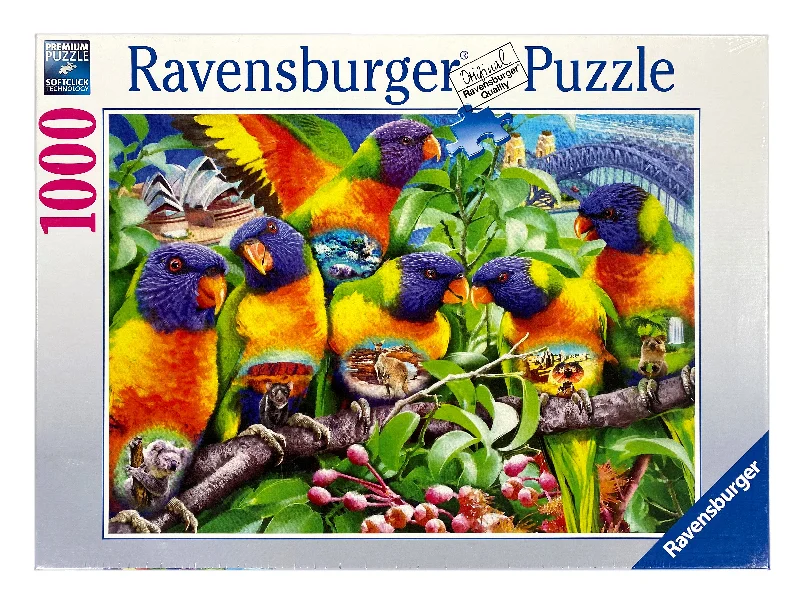 Exciting gamesLand of The Lorikeet 1000 Piece Puzzle