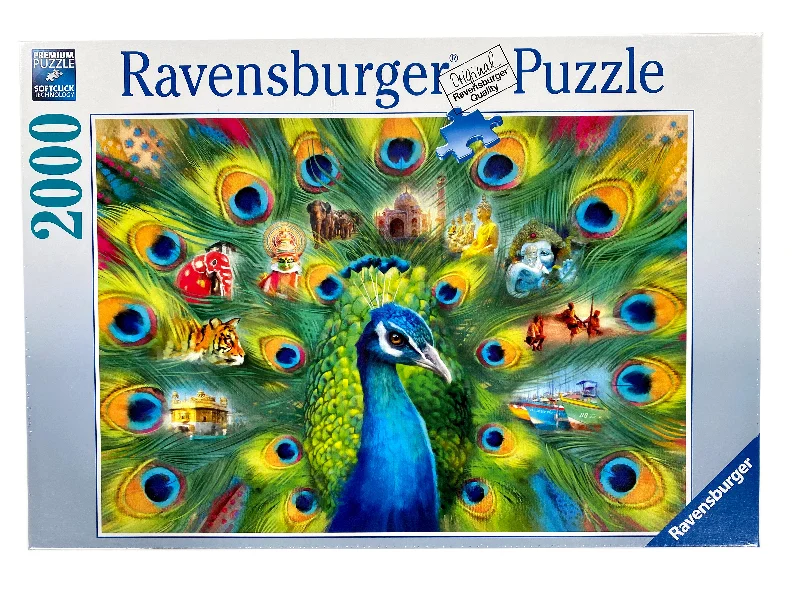 Casual games Land Of The Peacock 2000 Piece Puzzle