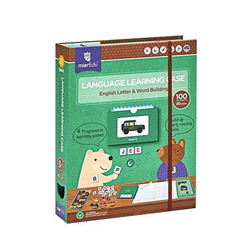 Engaging puzzlesLanguage Learning Case- Letter & Word Building