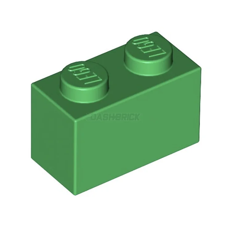 Promoting fine motor skills LEGO setsLEGO Brick 1 x 2, Green [3004]
