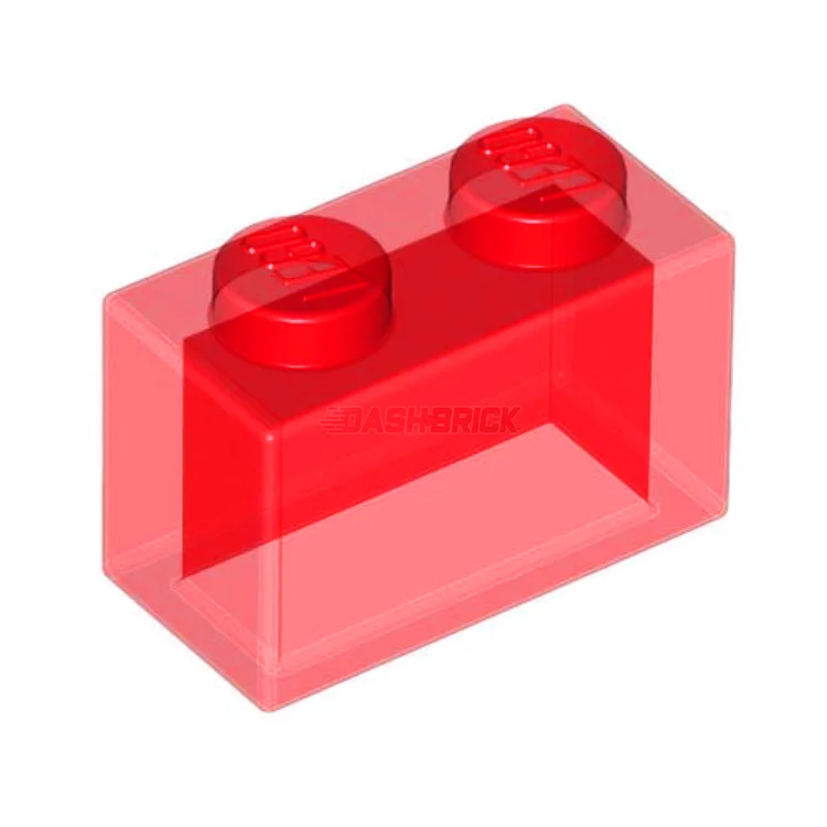 Providing a tactile learning experience LEGOLEGO Brick 1 x 2 without Bottom Tube, Red [3065] 6514263