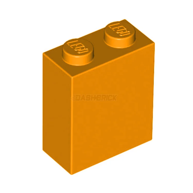 Promoting social skills LEGO playLEGO Brick 1 x 2 x 2, Inside Stud Holder, Orange [3245c]