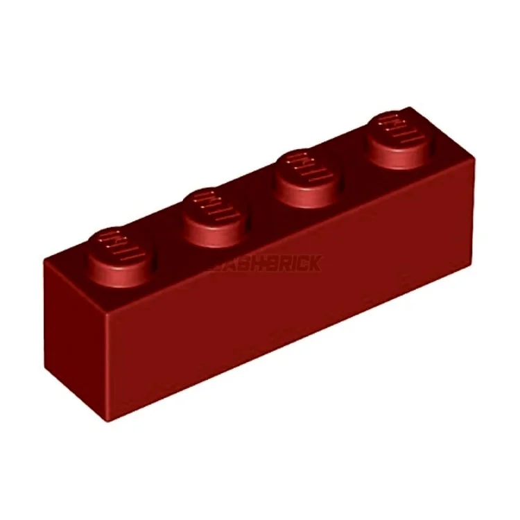 Stimulating and engaging LEGO playLEGO Brick, 1 x 4, Dark Red [3010]