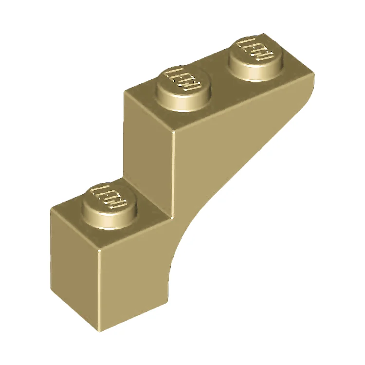 Creatively inspiring LEGOLEGO Brick, Arch 1 x 3 x 2, Tan [88292] 4579306