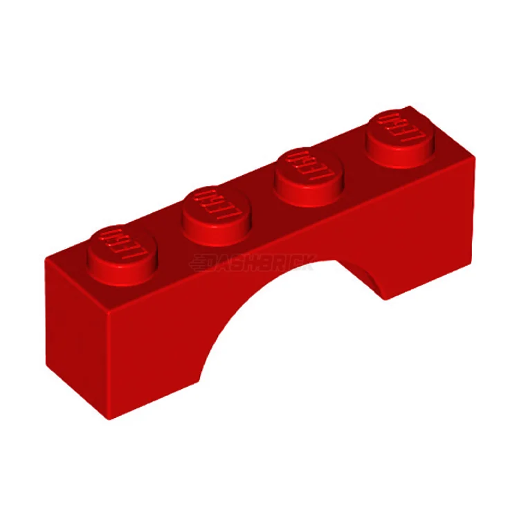 Highly adaptable LEGO creationsLEGO Brick, Arch with Bow 1 x 4, Red [3659]