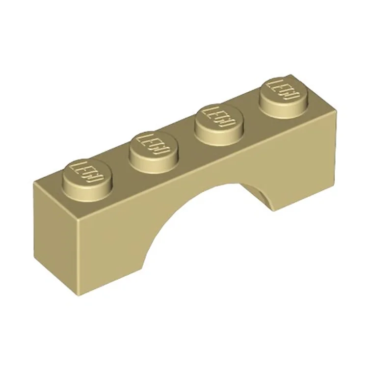 Offering endless possibilities LEGOLEGO Brick, Arch with Bow 1 x 4, Tan [3659]