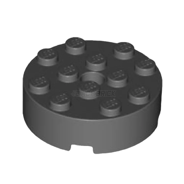 Beautifully crafted LEGO sculpturesLEGO Brick, Round 4 x 4 with Hole, Dark Grey [87081] 4558959