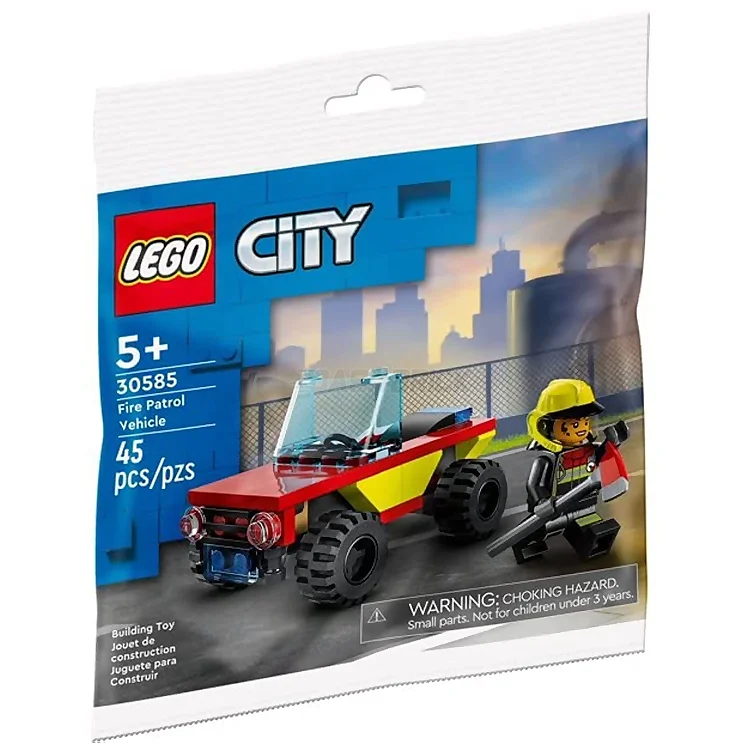 Seamlessly fitting LEGO connectionsLEGO City - Fire Patrol Vehicle Polybag [30585]