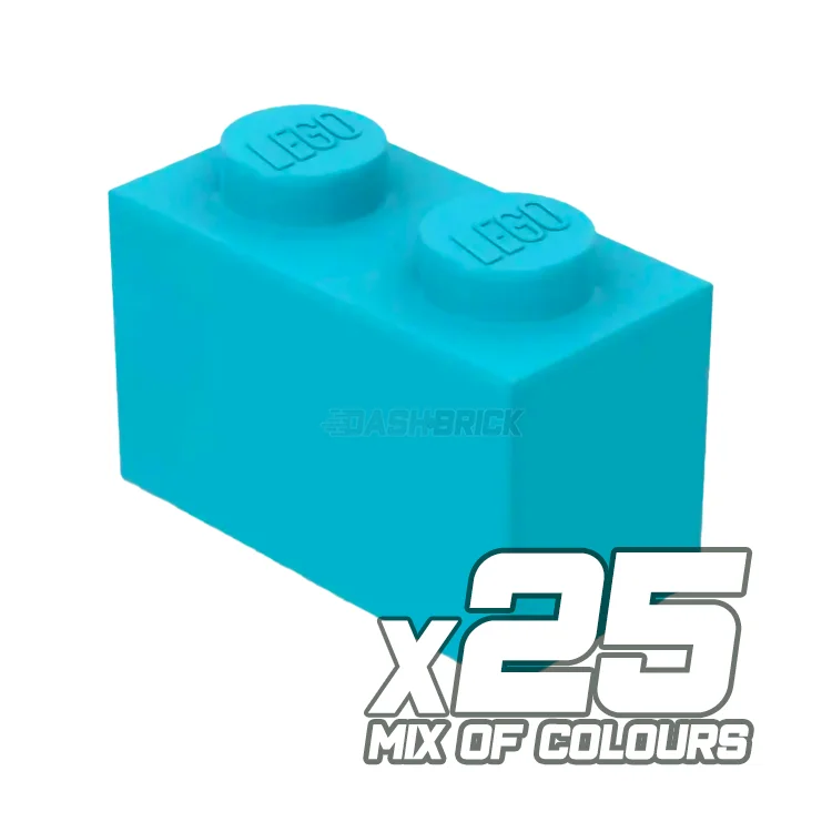 Beautifully crafted LEGO sculpturesLEGO "Just Bricks - Pack of 25" - 1 x 2 Bricks [3004] Assorted Colours