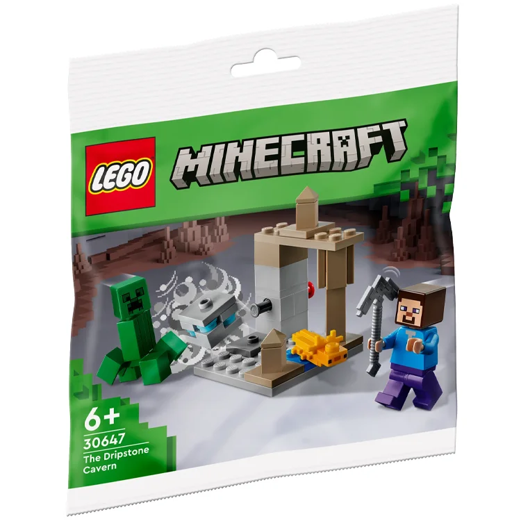 Promoting spatial awareness LEGOLEGO Minecraft - Dripstone Cavern Polybag (2023) [30647]
