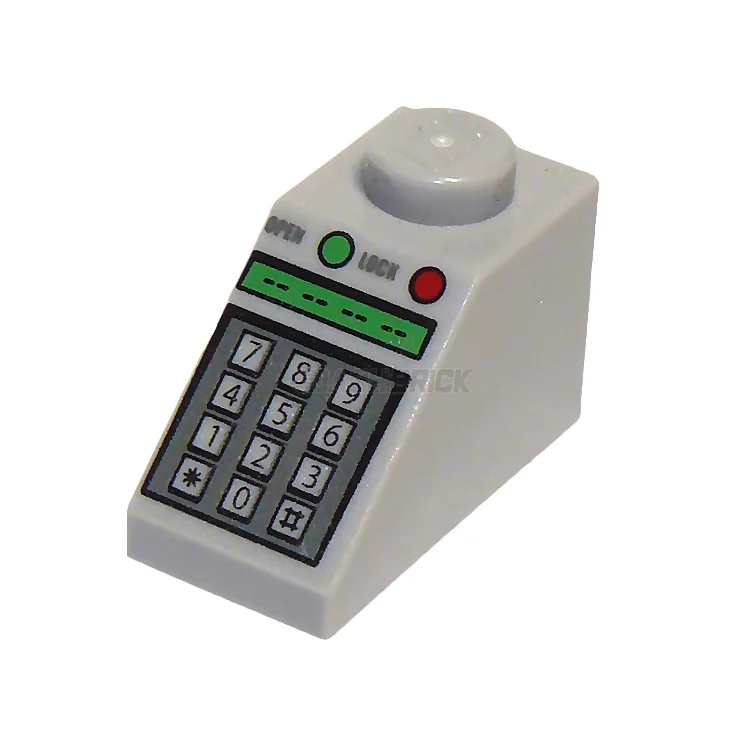 Encouraging social interaction LEGOLEGO Minifigure Accessory - Number Keypad, 'OPEN', 'LOCK', Green/Red Buttons, Security [3040pb010]