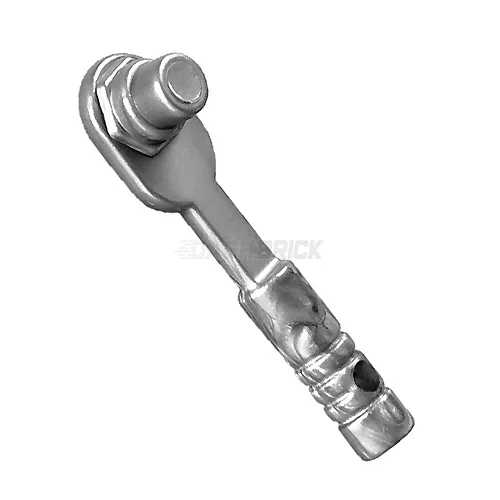 Skill-building LEGO activitiesLEGO Minifigure Accessory - Tool, Ratchet / Socket Wrench, Flat Silver [11402e]