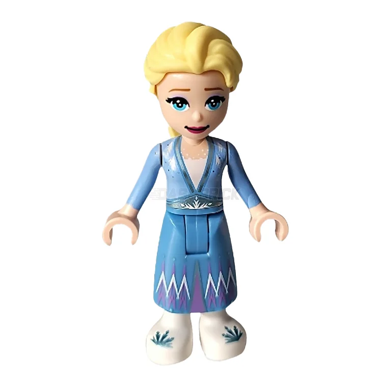 Offering a sense of accomplishment LEGOLEGO Minifigure - Elsa - Medium Blue Skirt, White Shoes, Mini-Doll [DISNEY]