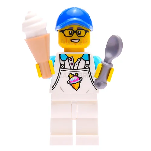 Encouraging teamwork LEGO gamesLEGO Minifigure - Ice-Cream Vendor, "Hai" [NINJAGO]