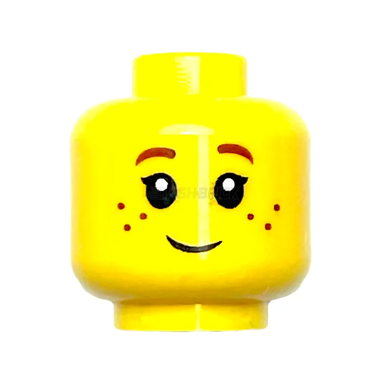 Encouraging hand-eye coordination LEGOLEGO Minifigure Part - Head, Child, Eyelashes, Red Eyebrows, Freckles [3626cpb0690] 6105708