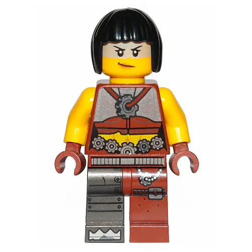 Finely detailed LEGO structuresLEGO Minifigure - Sharkira - Hair [The LEGO Movie]