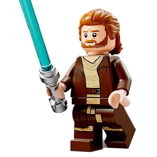 Offering educational value LEGOLEGO Minifigure - Obi-Wan Kenobi, Robe, Mid-Length Hair & Ruffled Back [STAR WARS]