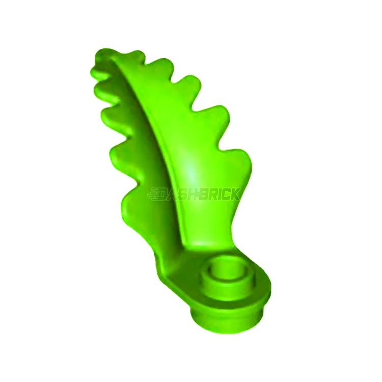 Encouraging imaginative storytelling LEGOLEGO Plant Plate, Round 1 x 1 with Curved, Upright Leaf, Fern, Lime Green [2682] 6438450