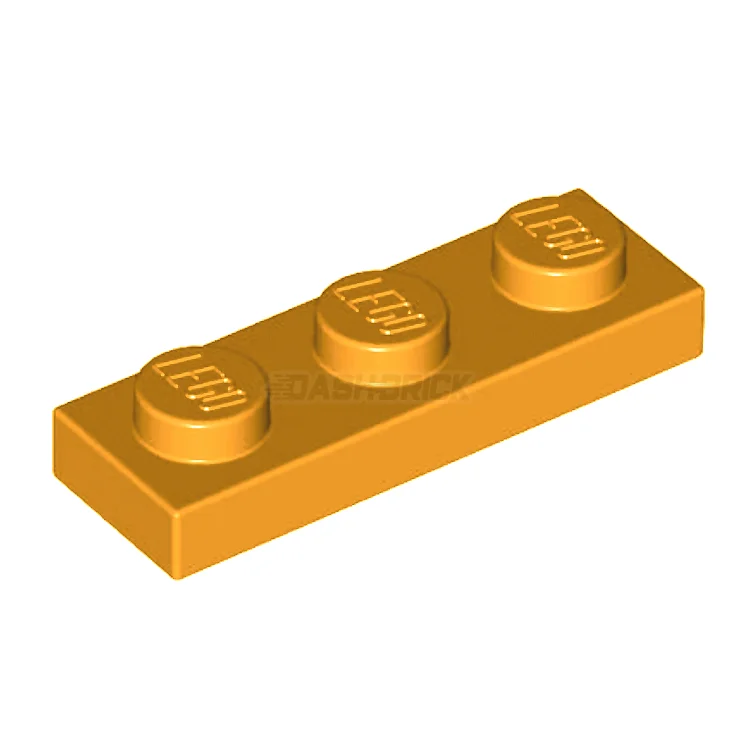 Fostering patience and perseverance LEGOLEGO Plate, 1 x 3, Bright Light Orange [3623]