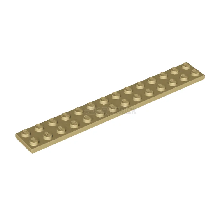 Promoting spatial awareness LEGOLEGO Plate 2 x 14, Tan [91988] 6036487